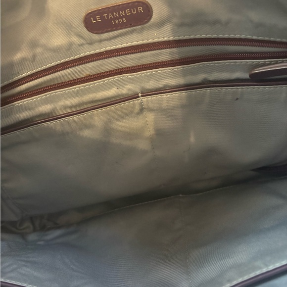 $595 Rare Le Tanneur Leather Shoulder Bag - Picture 6 of 9